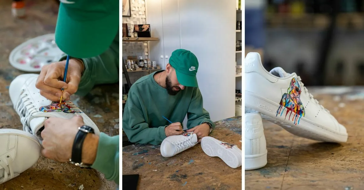 La Belle Sneakers : les rois de la basket custom viennent d’ouvrir leur boutique à Rouen
