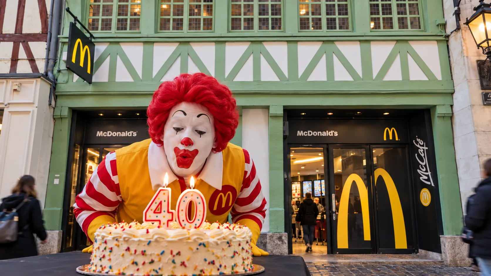 Monument historique, ancienne discothèque, 40 ans de burgers : l'histoire du McDo de la rue du Gros-Horloge